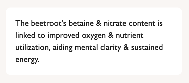 Health benefits