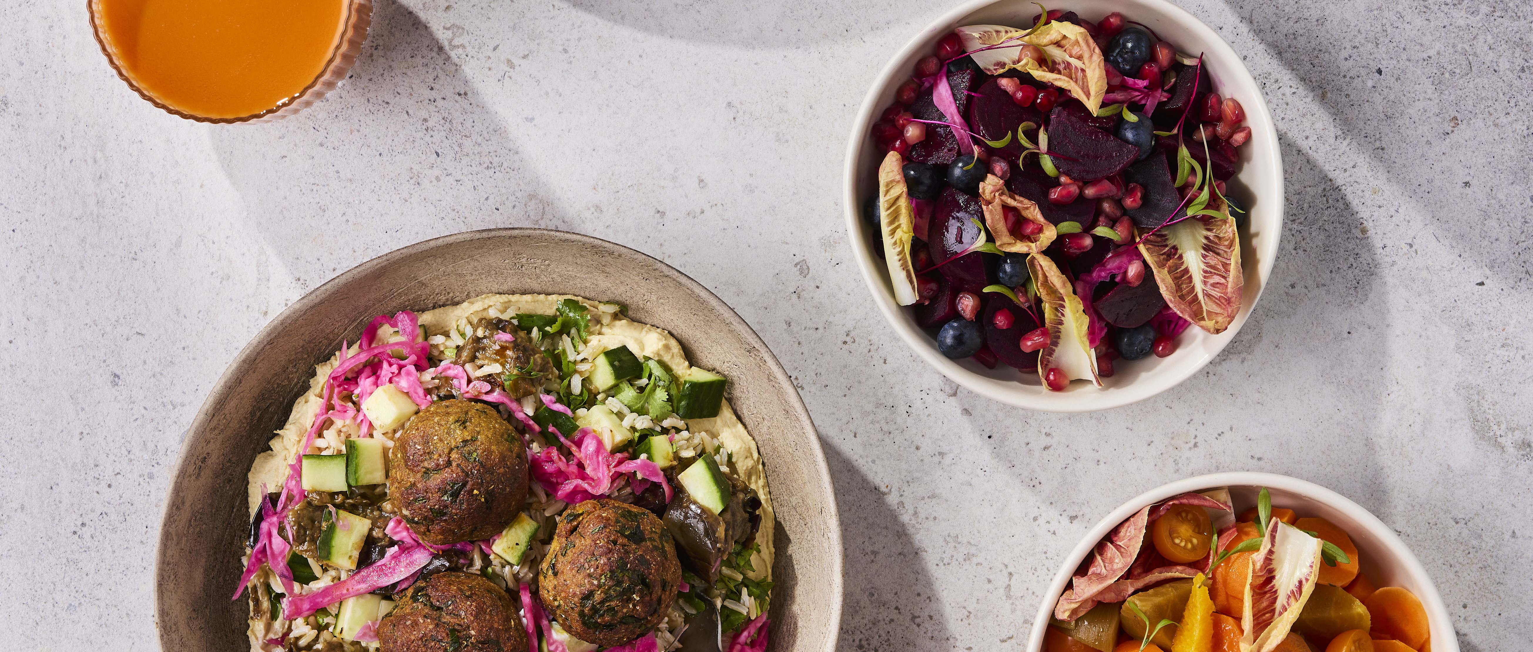 Fresh falafel